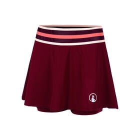 Image of Endlessly Bounce Skirt Women-Wine Red,Multicoloured