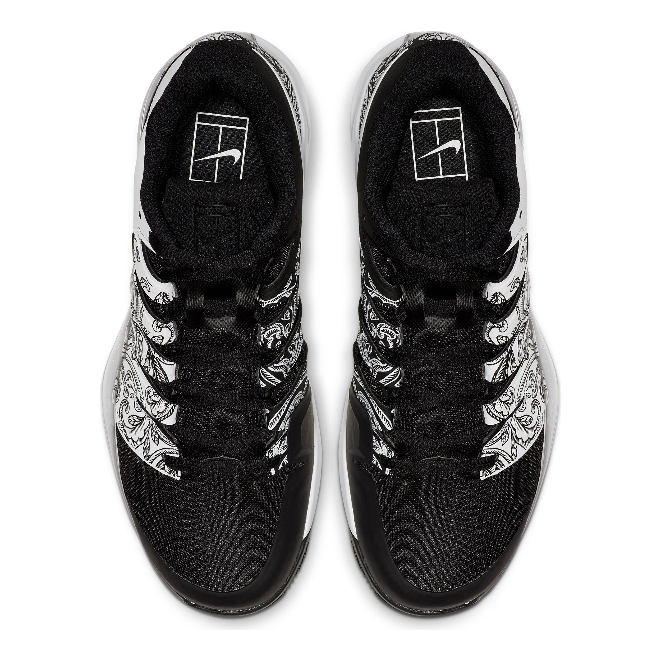 Air Zoom Vapor X Clay Court Shoe Women White Black