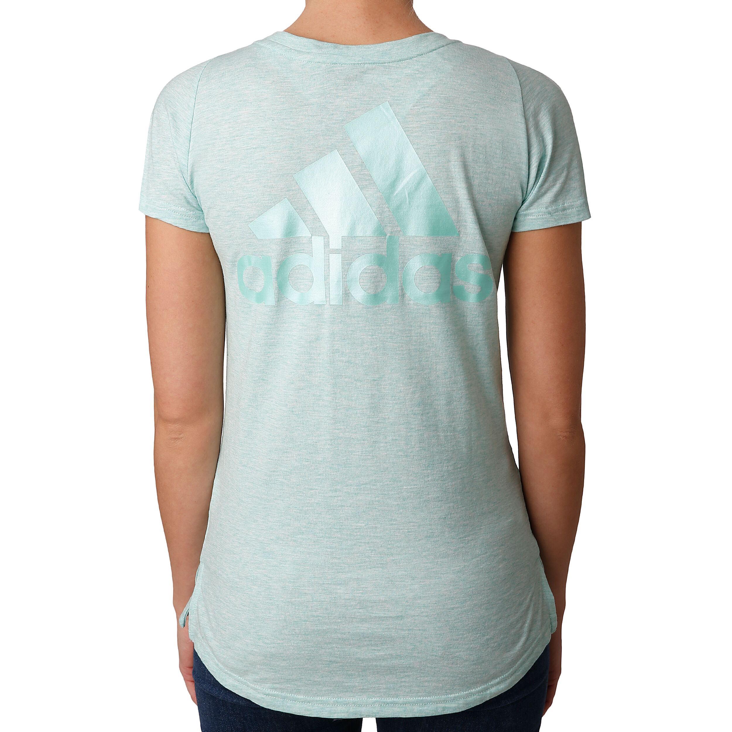 Adidas t shirt v ausschnitt sales