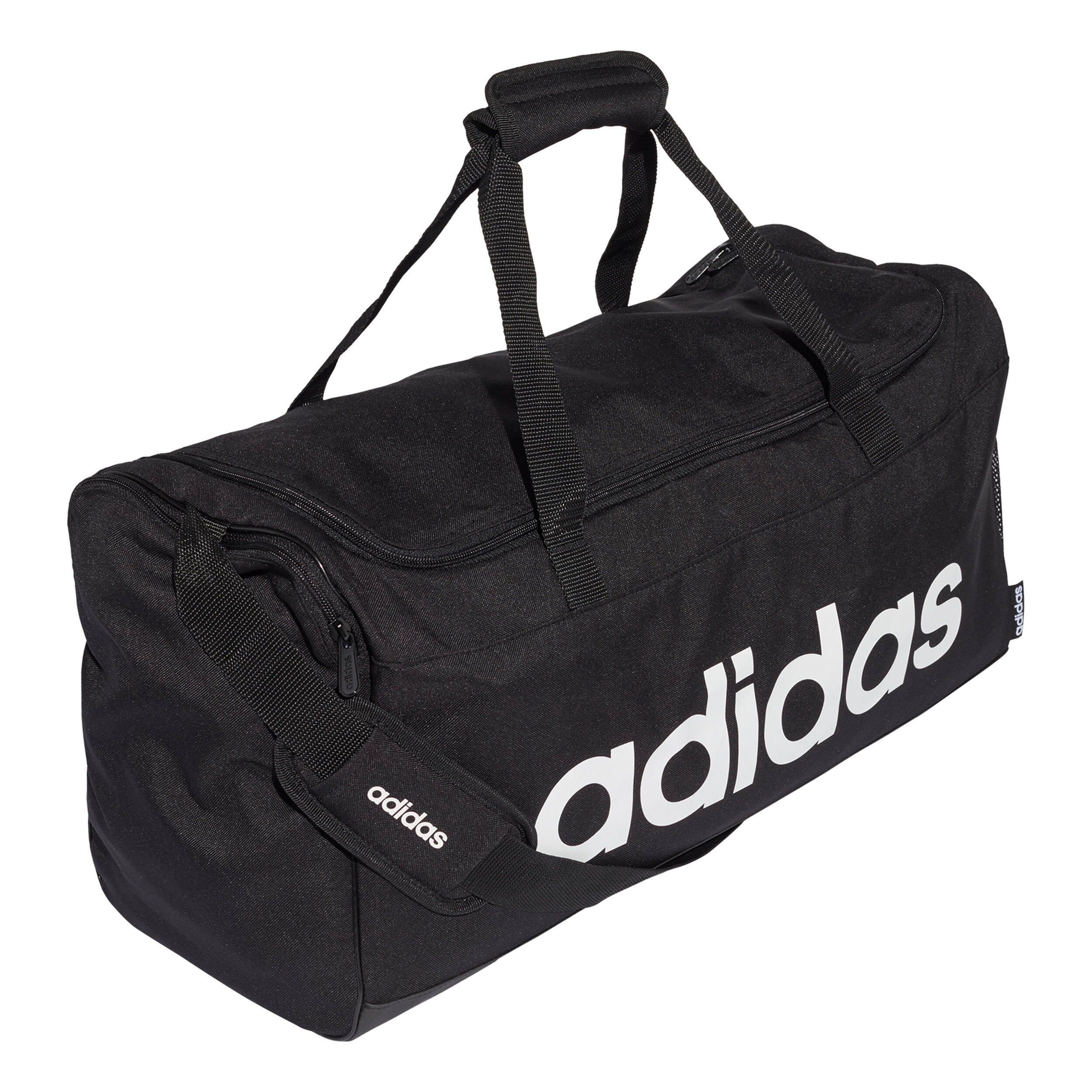 Adidas linear duffle bag discount
