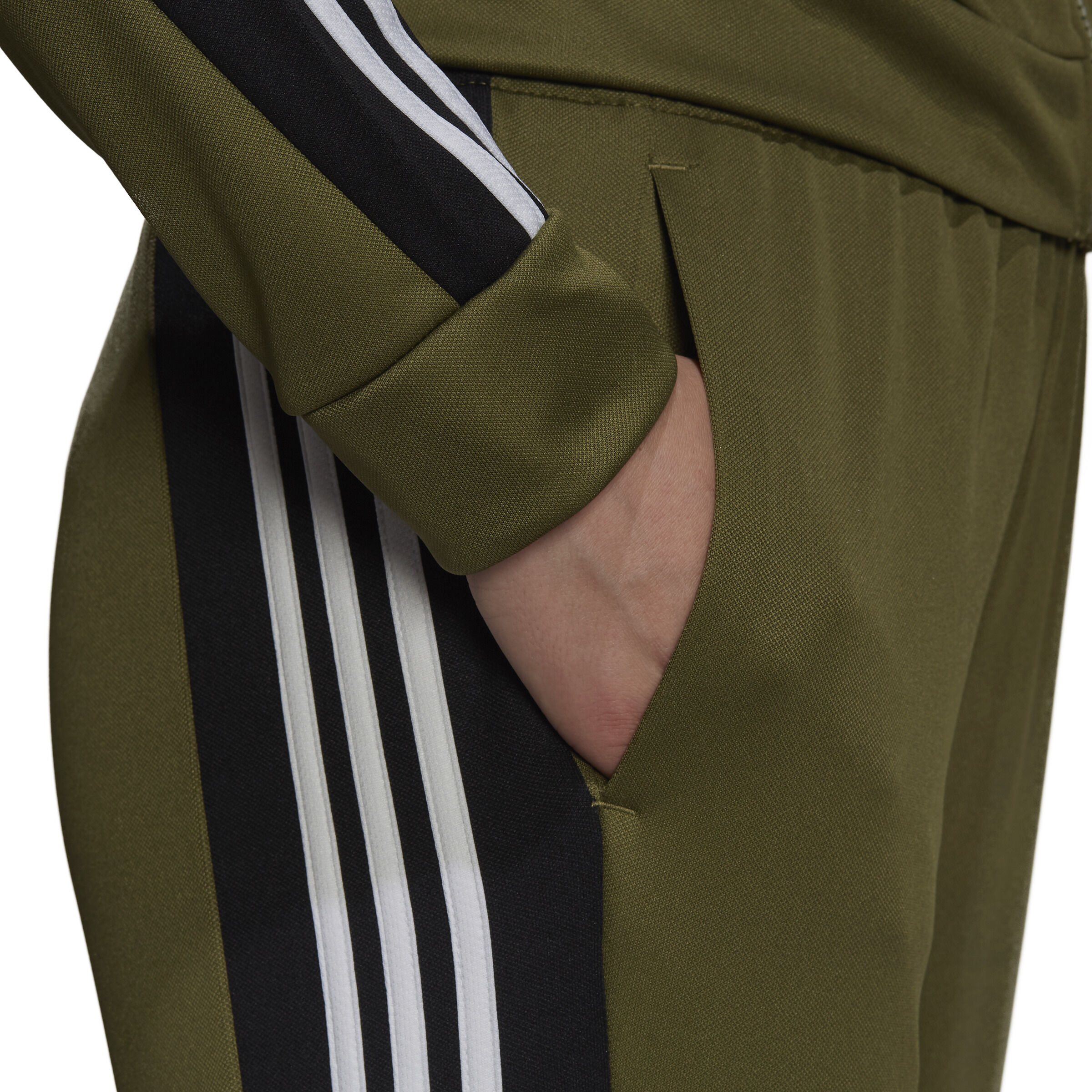 Adidas tracksuit olive green sale