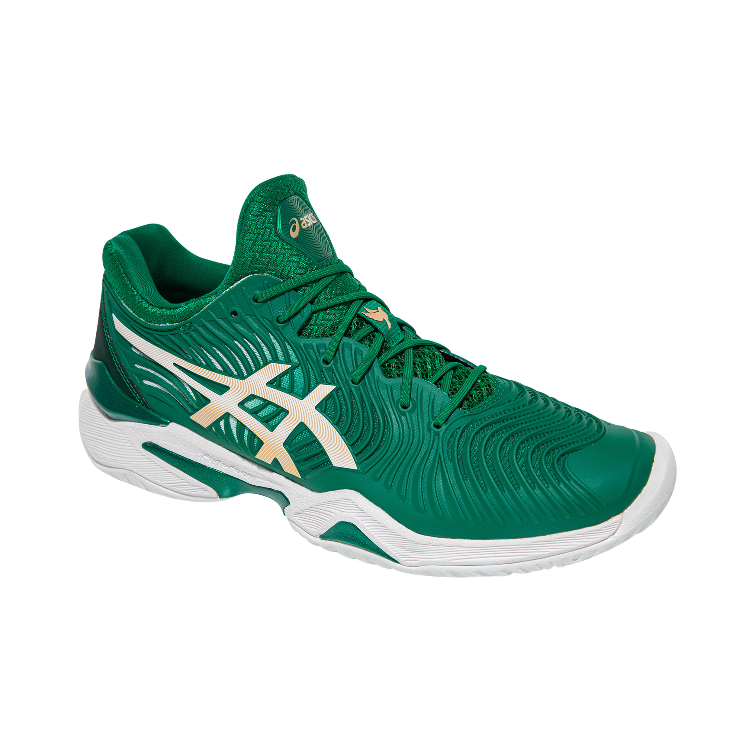 Court FF Novak All Court Shoe Men Dark Green Gold