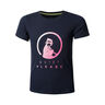 Logo T-Shirt Girls-Dark Blue