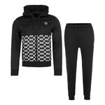 Sergio Tacchini Clothing Sergio Tacchini Mosaico Hoody Tracksuit Men-Black,White