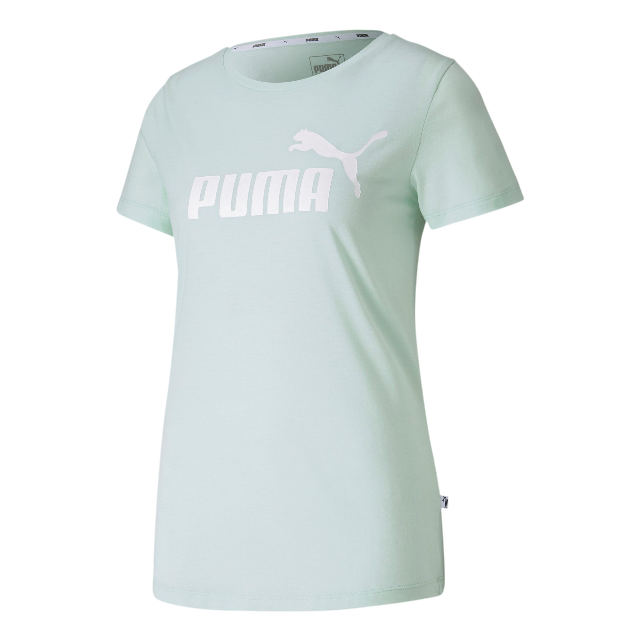 Buy Puma Essential Logo Heather T Shirt Women Mint White online