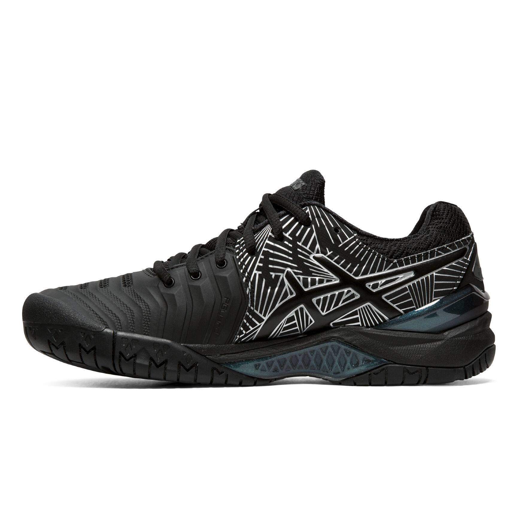 Asics gel shop resolution 7 noir