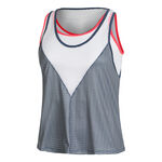 Lucky in Love Clothing Lucky in Love Royal Palm Layer Tank Top Women-Blue,White