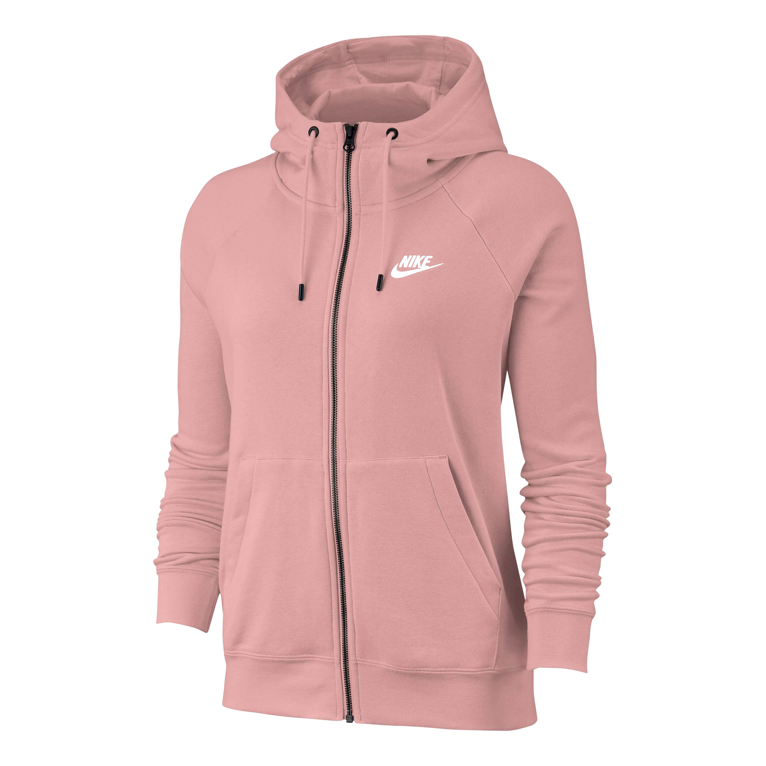 nike sportswear essential fleece zip hoodie