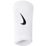 Swoosh Doublewide Wristband 2 Pack-White,Black
