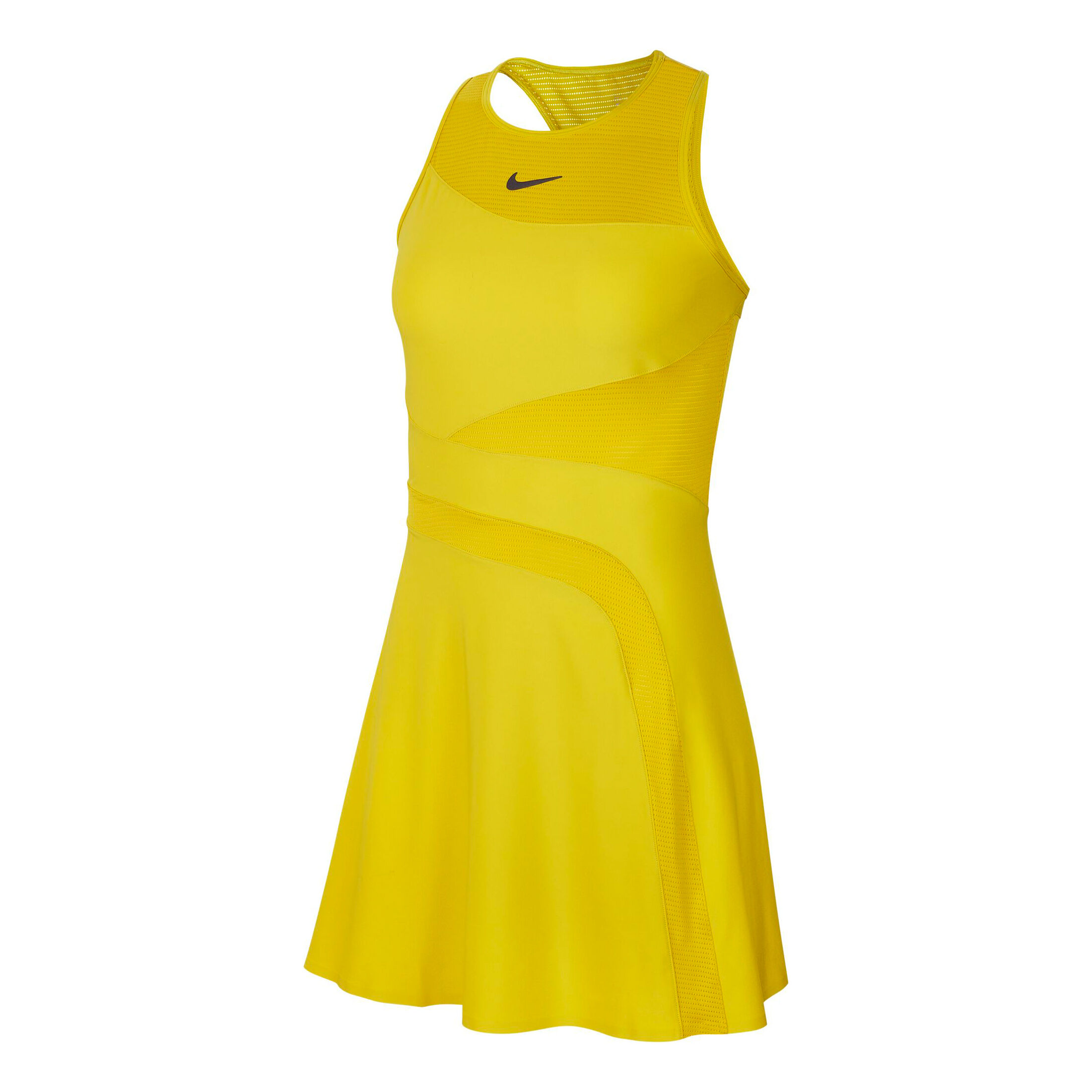Yellow and black nike dress cheap