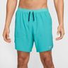 Stride 2in1 7in Running Shorts Men-Turquoise