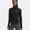 Motion Half-Zip Long Sleeve Women-Black