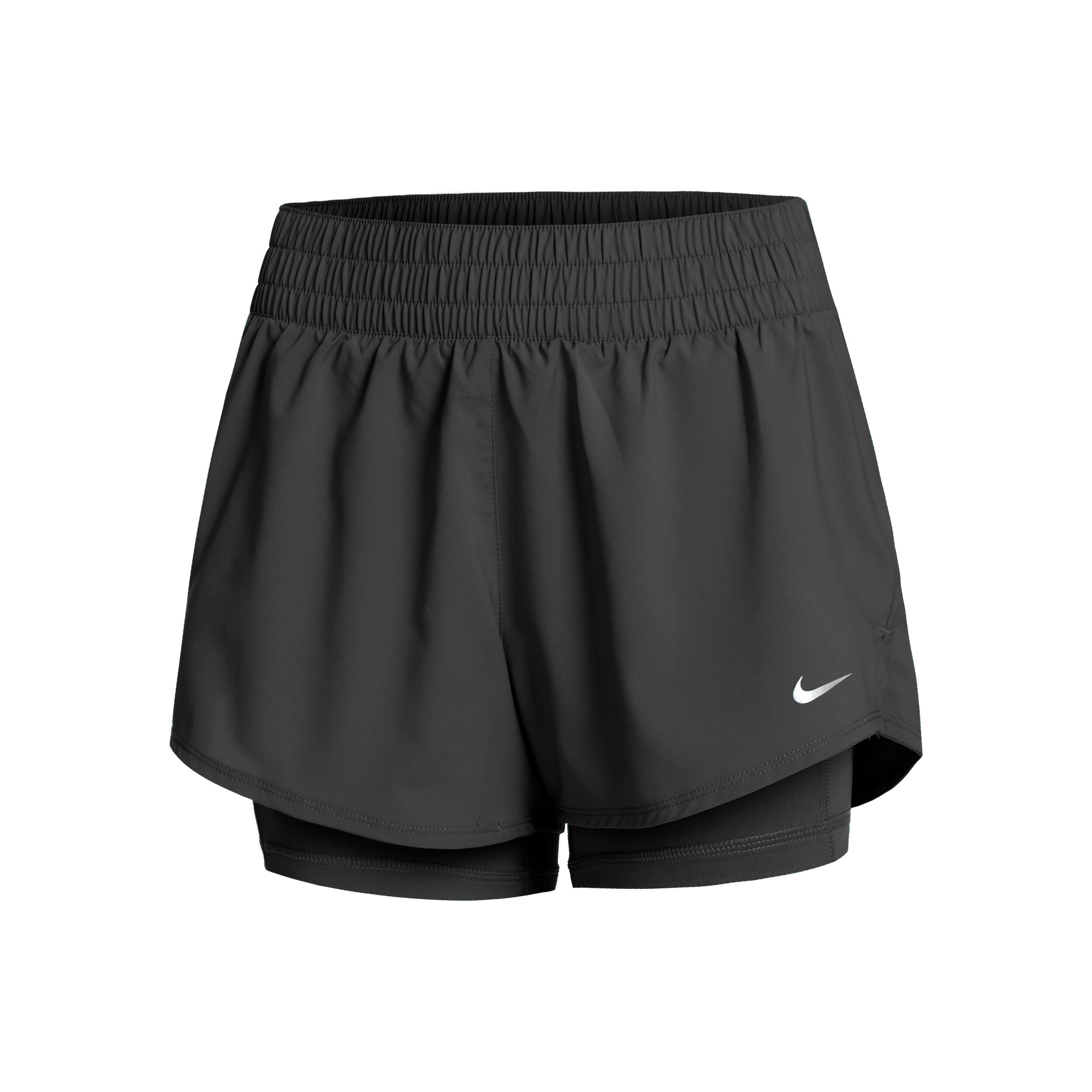 Nike Dri-Fit One MR 2in1 Shorts Women Black | Tennis-Point