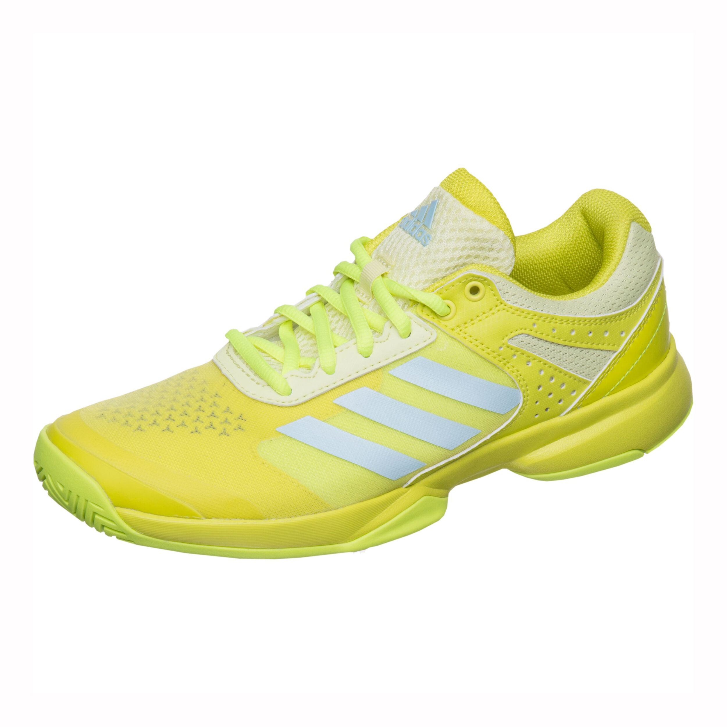 Adizero Court All Court Shoe Women Yellow Light Blue
