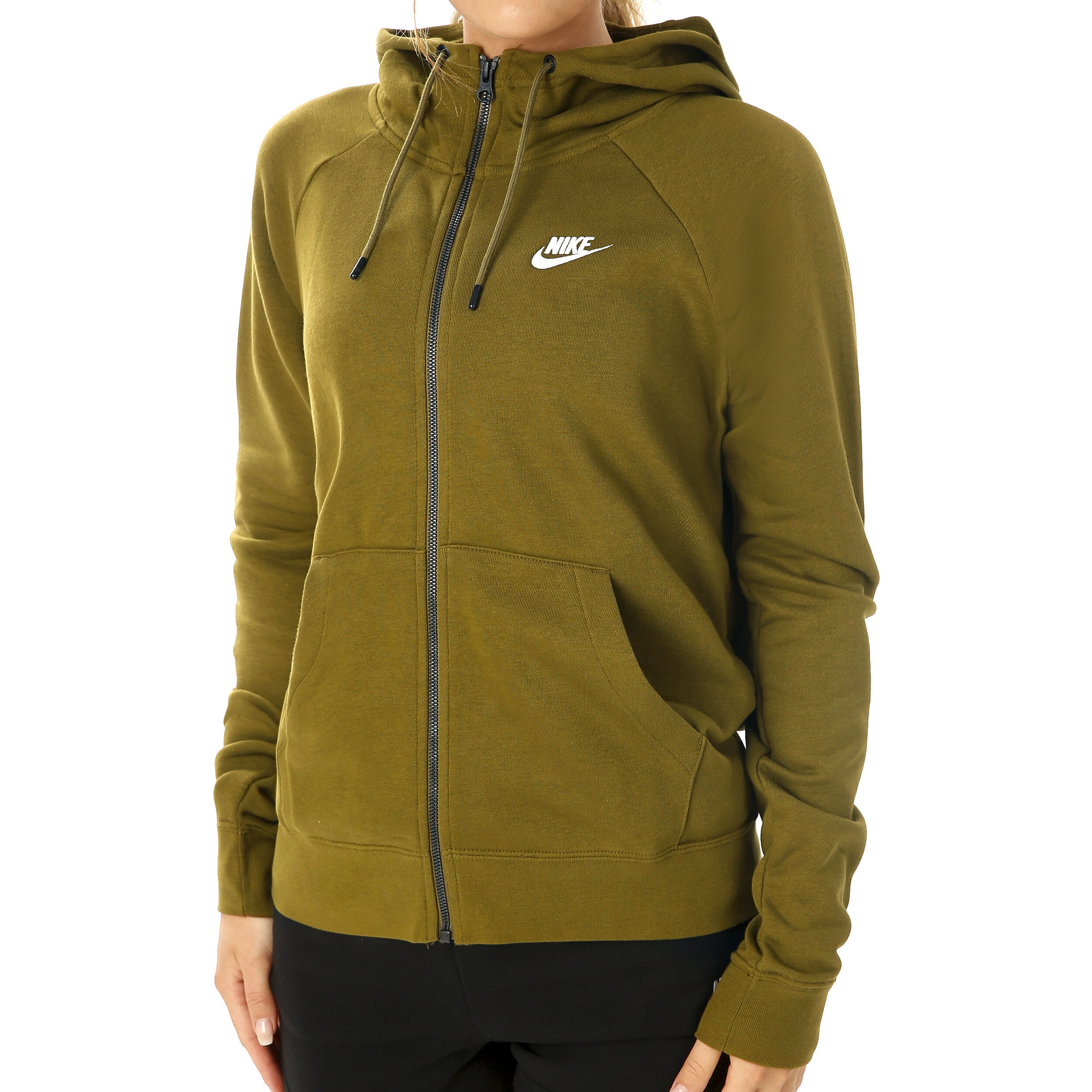 Olive flak sales nike hoodie