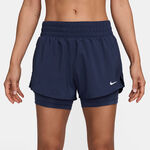 Nike Shorts Nike One Dri-Fit Mid Rise 3In 2N1 Shorts Women-Dark Blue