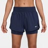 One Dri-Fit Mid Rise 3In 2N1 Shorts Women-Dark Blue