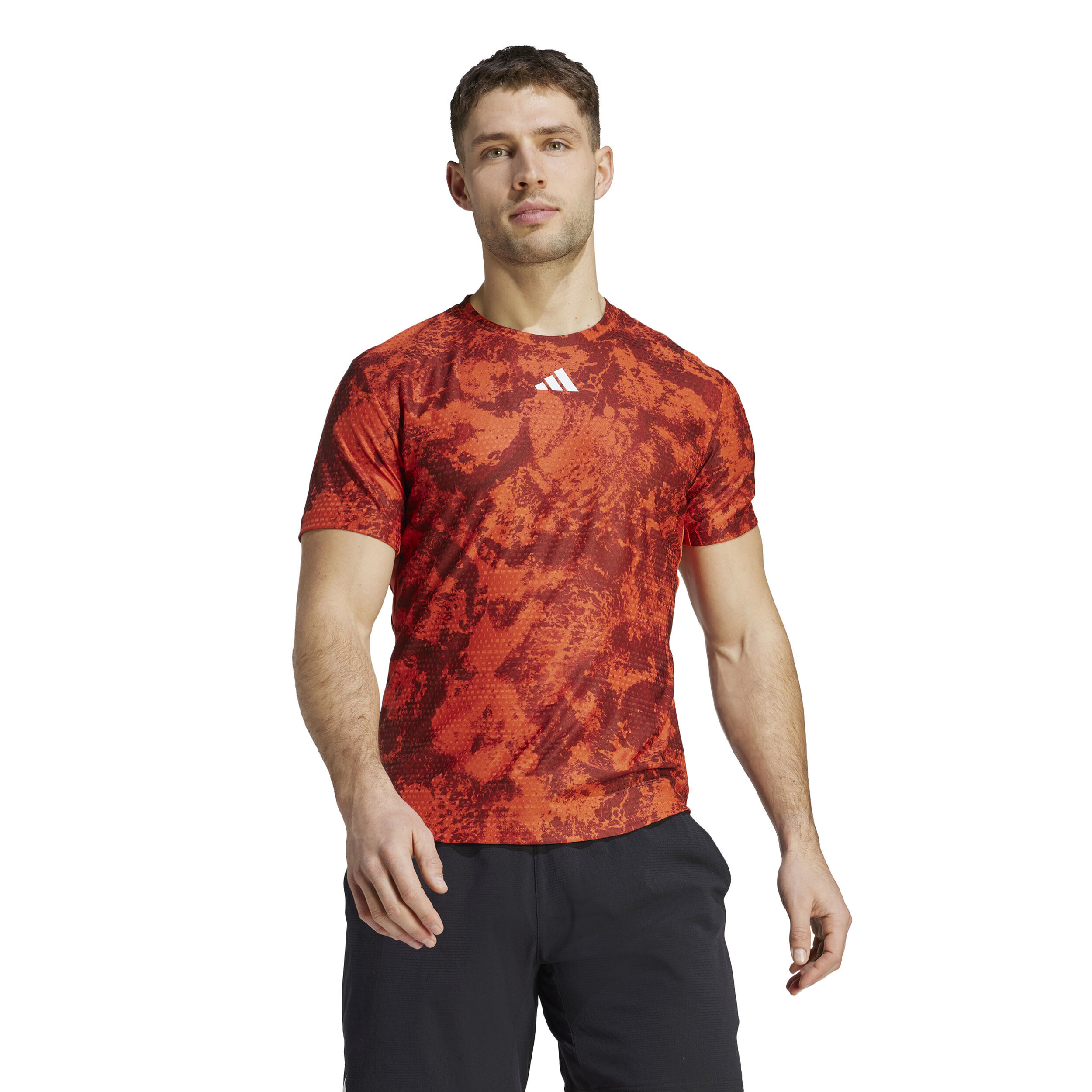 Adidas orange t shirt online