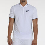 Bullpadel Clothing Bullpadel Leiro 25V Polo Men-White