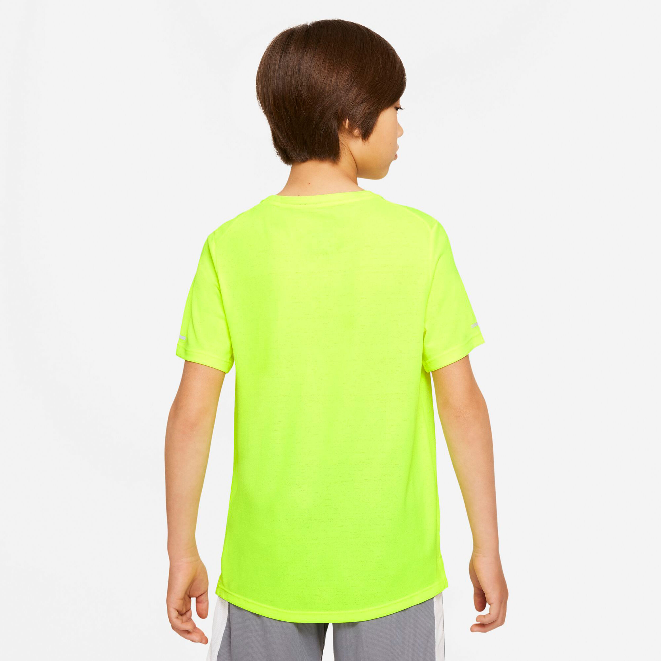 Boys lime discount green nike shirt