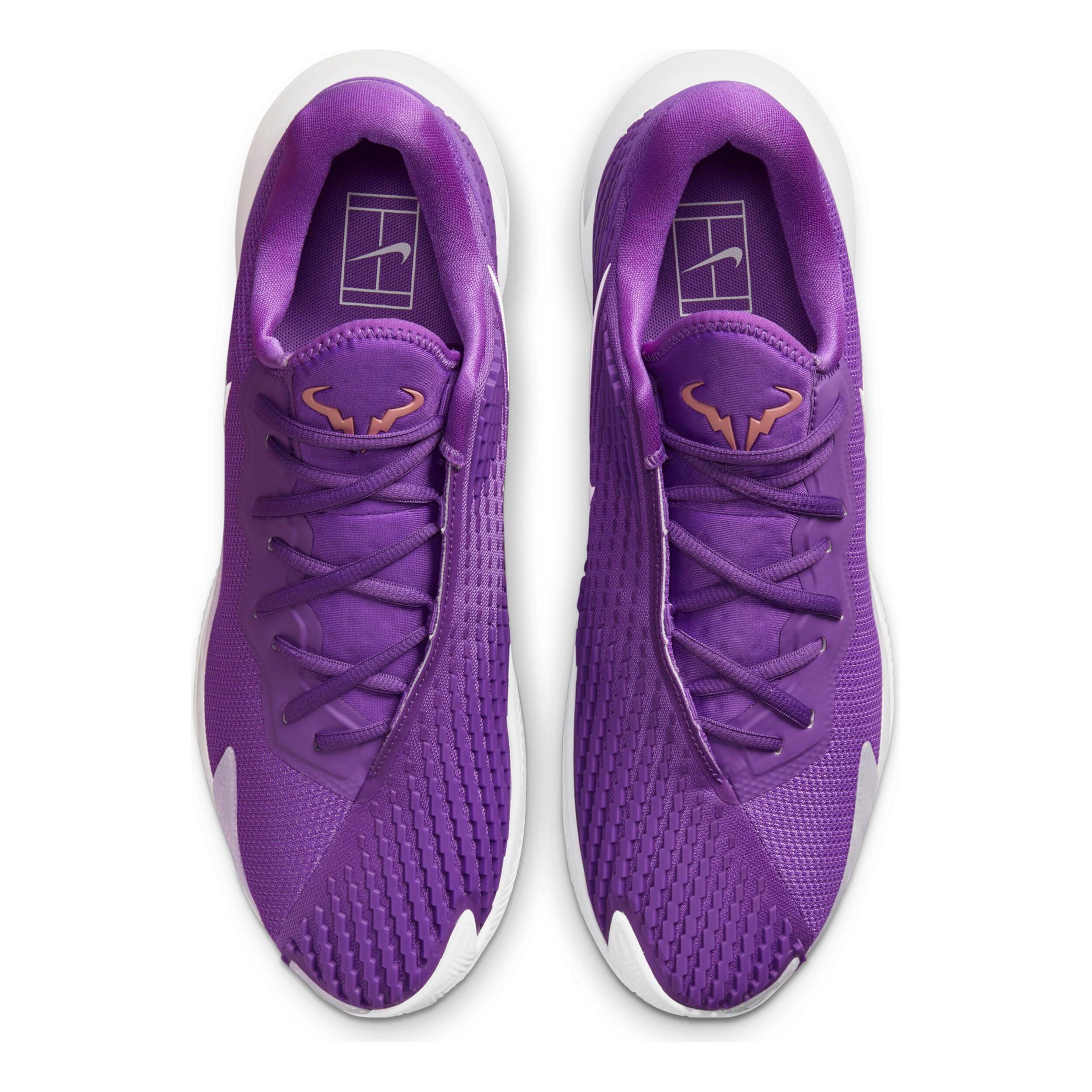 Rafael Nadal Zoom Vapor Cage 4 Clay Court Shoe Men Violet White