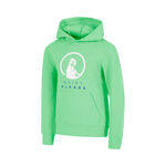 Quiet Please Tennis apparel Quiet Please Baseline Hoody Boys - green, white