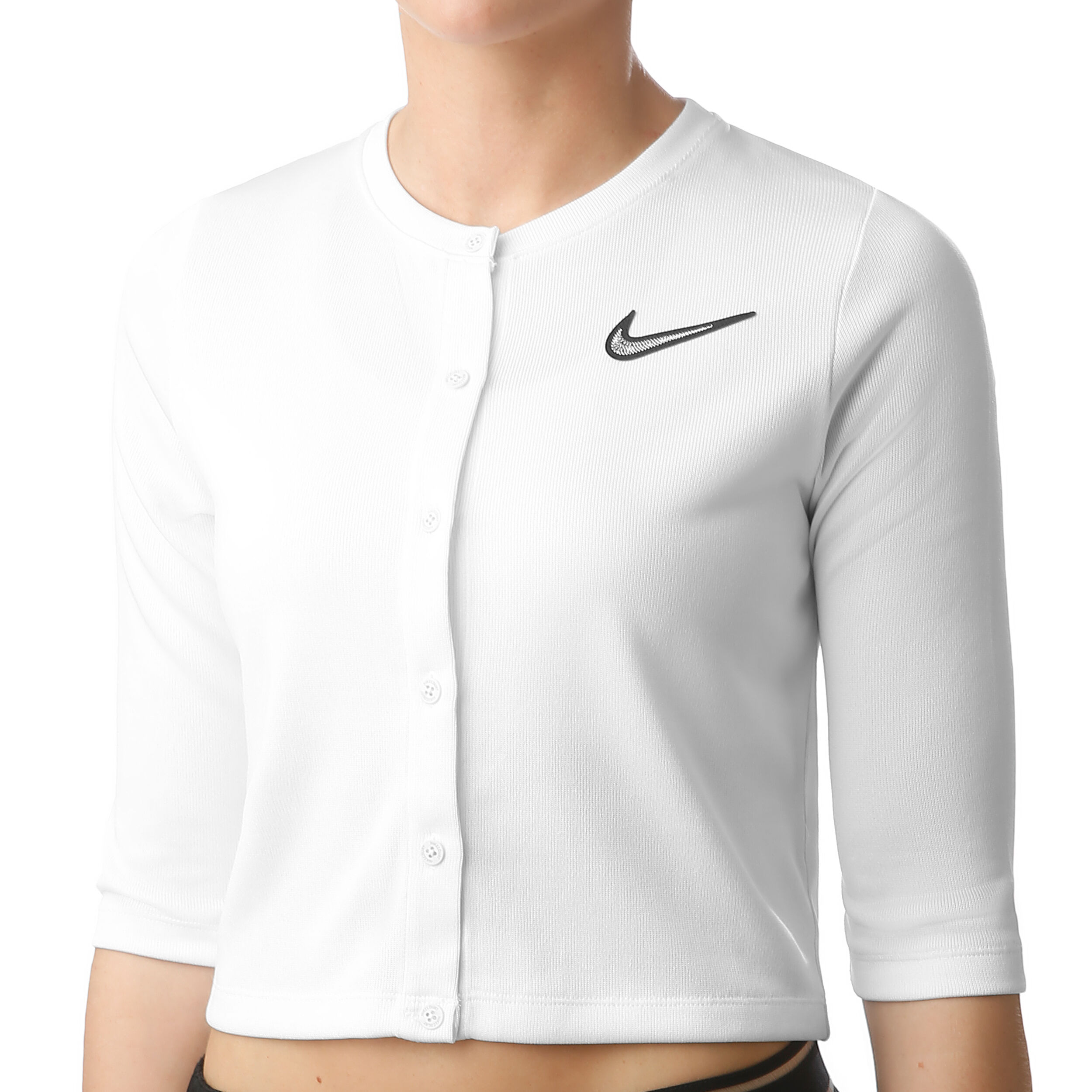 Buy Nike Court Cardigan Women White Black online Tennis Point COM