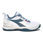 Diadora Tennis shoes Diadora Blushield Torneo 2 Clay court shoe Men - white, petrol