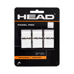 HEAD Overgrips HEAD Padel Pro 3 Pack - white
