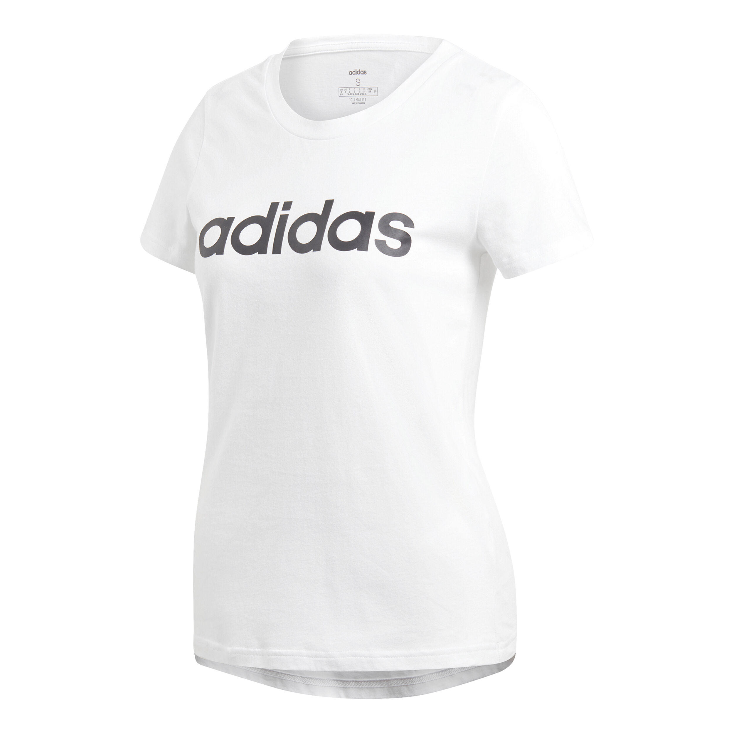 Adidas essentials shop linear tee