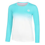 BIDI BADU Clothing BIDI BADU Crew Gradiant Long Sleeve Women-Turquoise,White