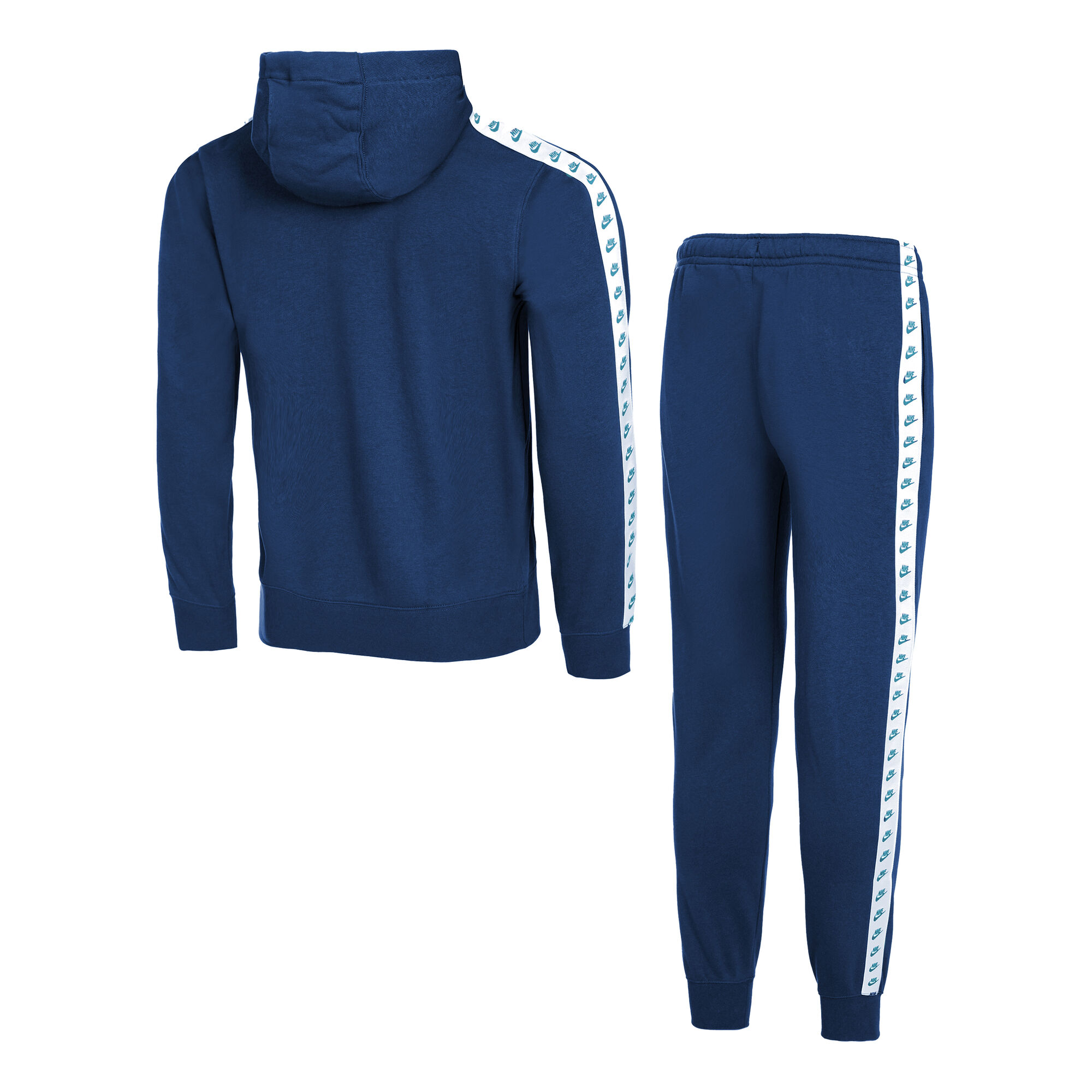 Buy Nike Sportswear Sport Essentials Fleece Tracksuit Men Dark Blue, White  online