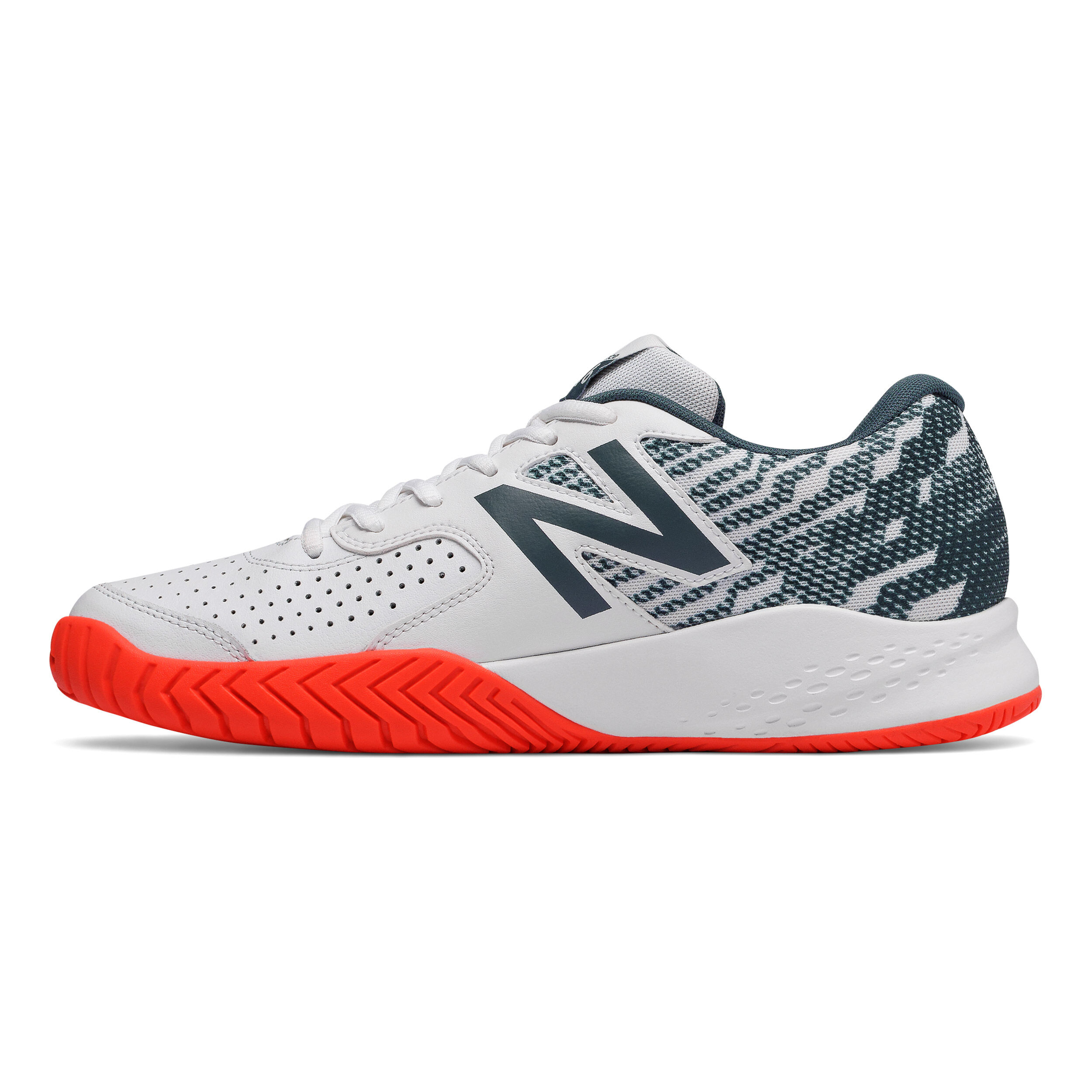 Buy New Balance 696 V3 All Court Shoe Men White Grey online Tennis Point COM