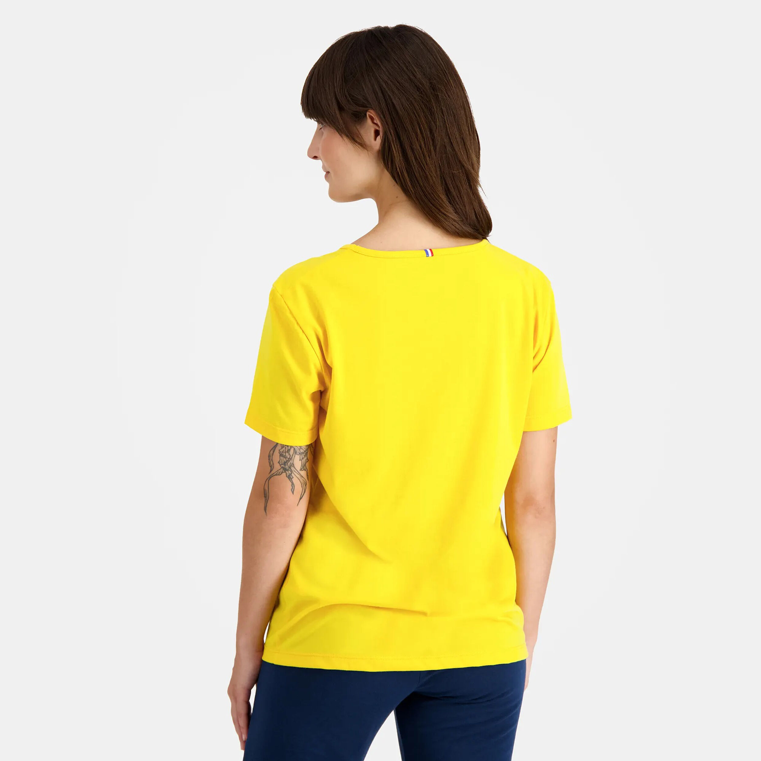 Le coq sportif discount t shirt yellow
