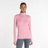 Essentials Space Dye Quarter Zip Long sleeve Women-pink