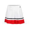Sabine Skirt Women-White,Red
