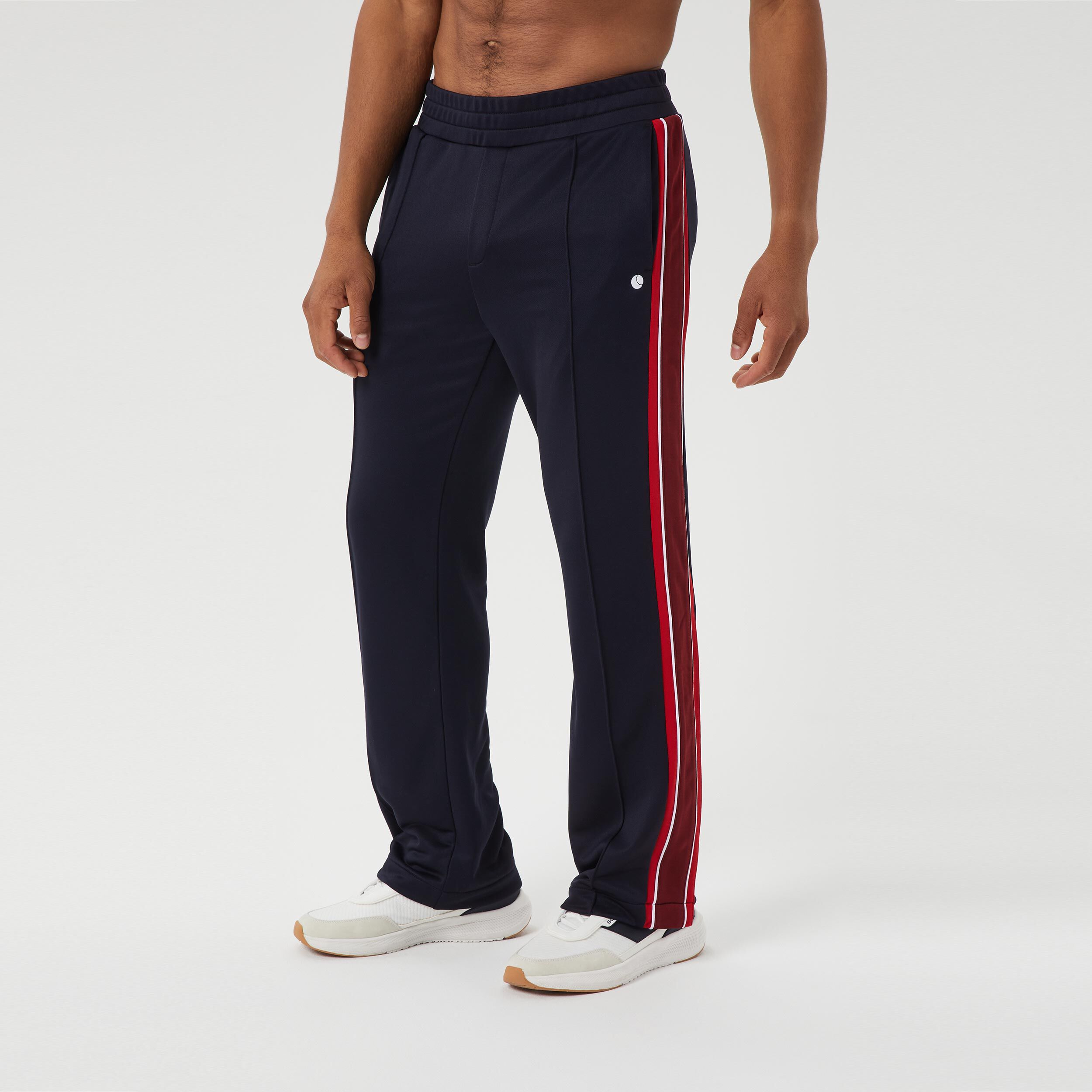 Ace Retro Track Training Pants Men Dark Blue
