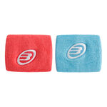 Bullpadel Clothing Bullpadel Wristband Women-coral,light blue