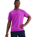 Nike Clothing Nike Miler Tee Running shirt Men-violet, silver