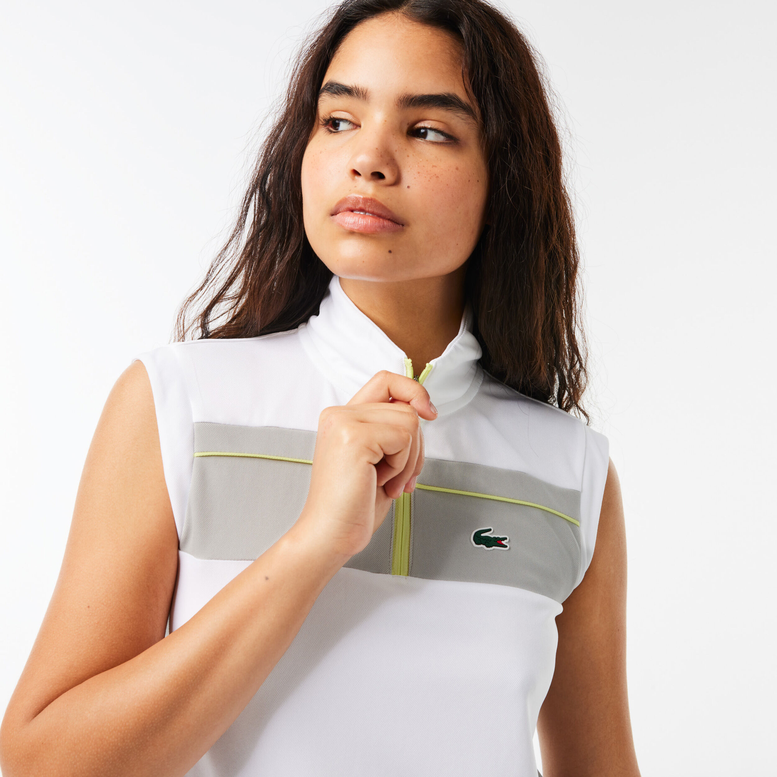 Lacoste women's sleeveless polo shirts top