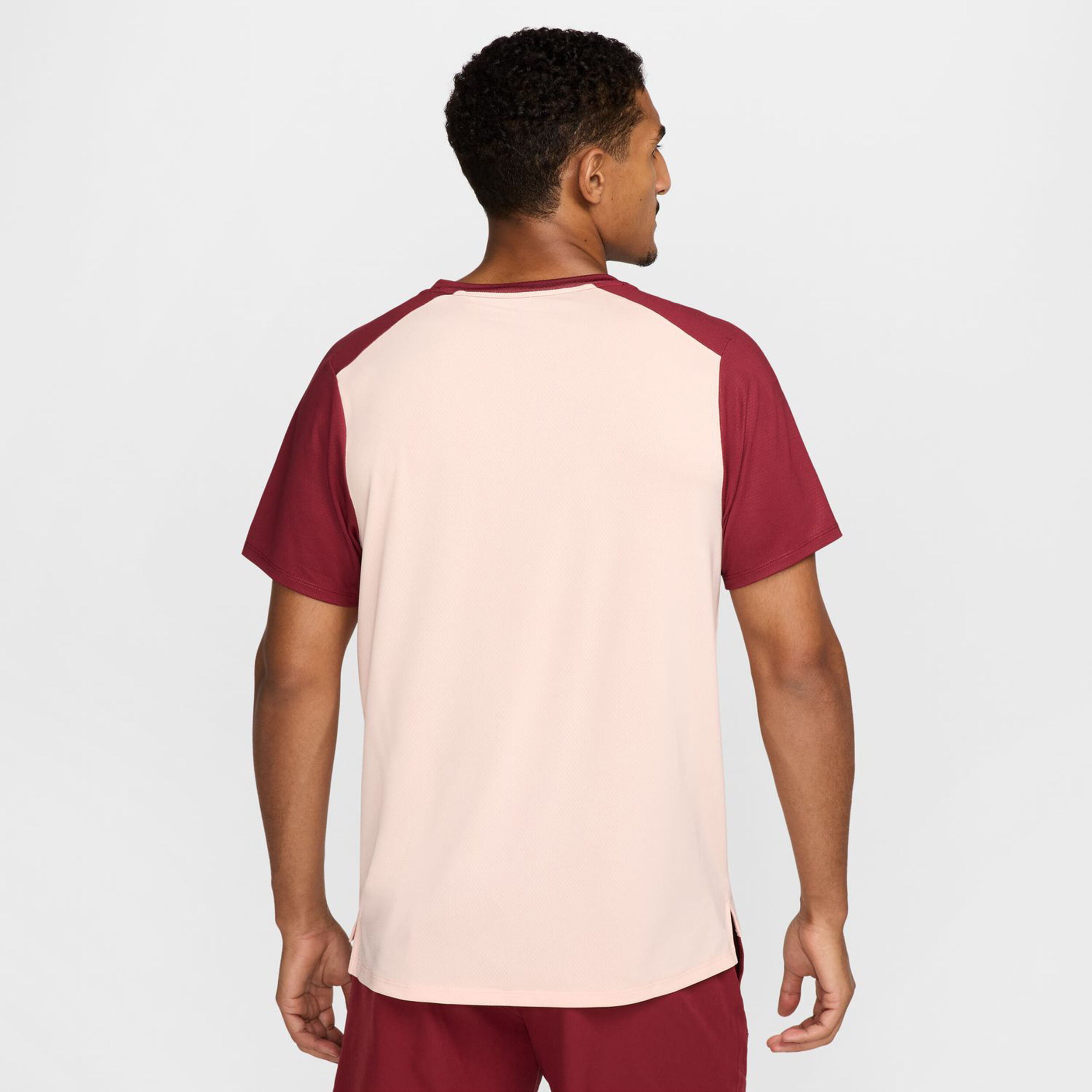 Nike Court Dri-Fit Advantage T-Shirt Men Red, Coral | Tennis