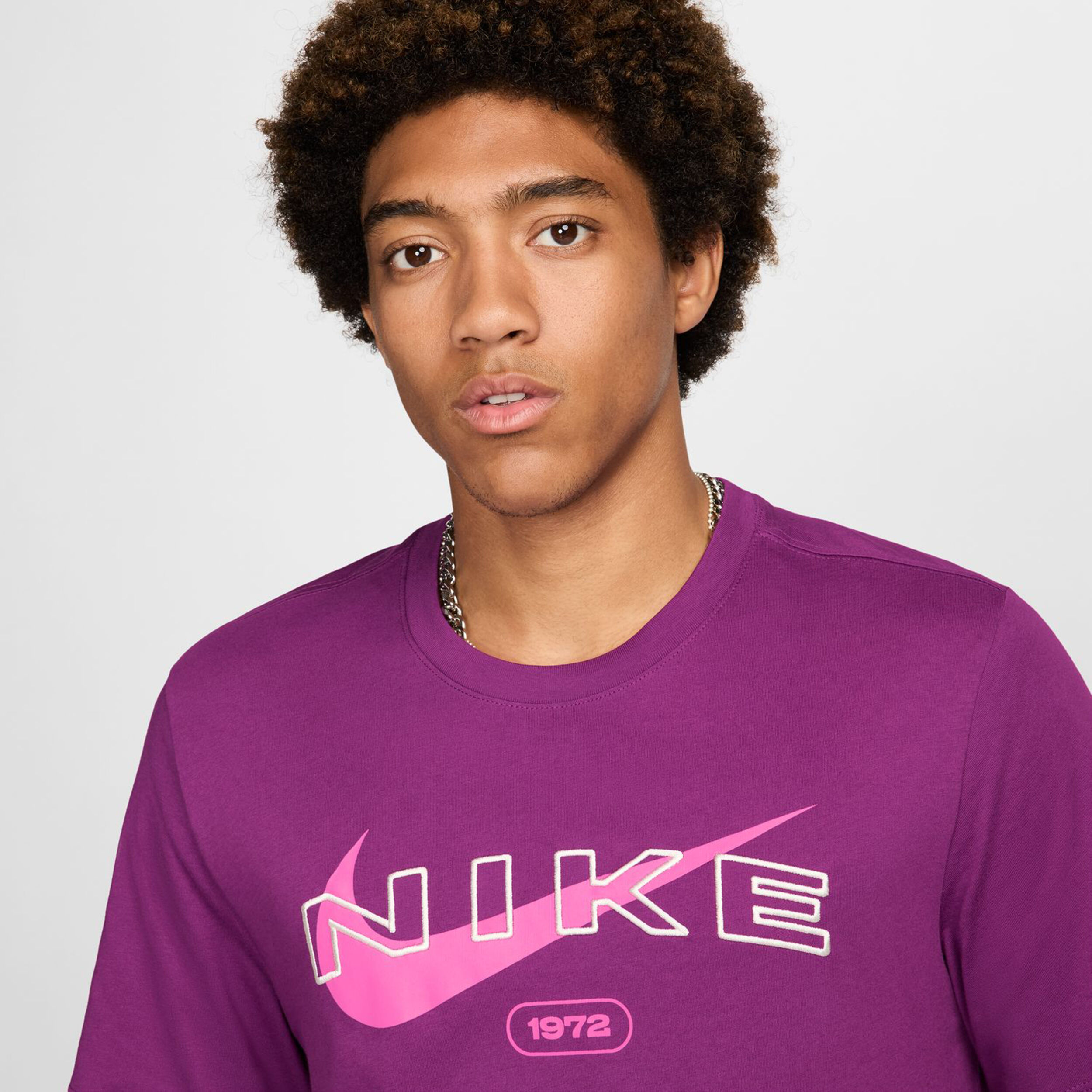 Tee shirt nike violet sale