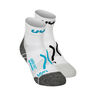 Super Fast Running Socks 2 Pack Women-White,Turquoise