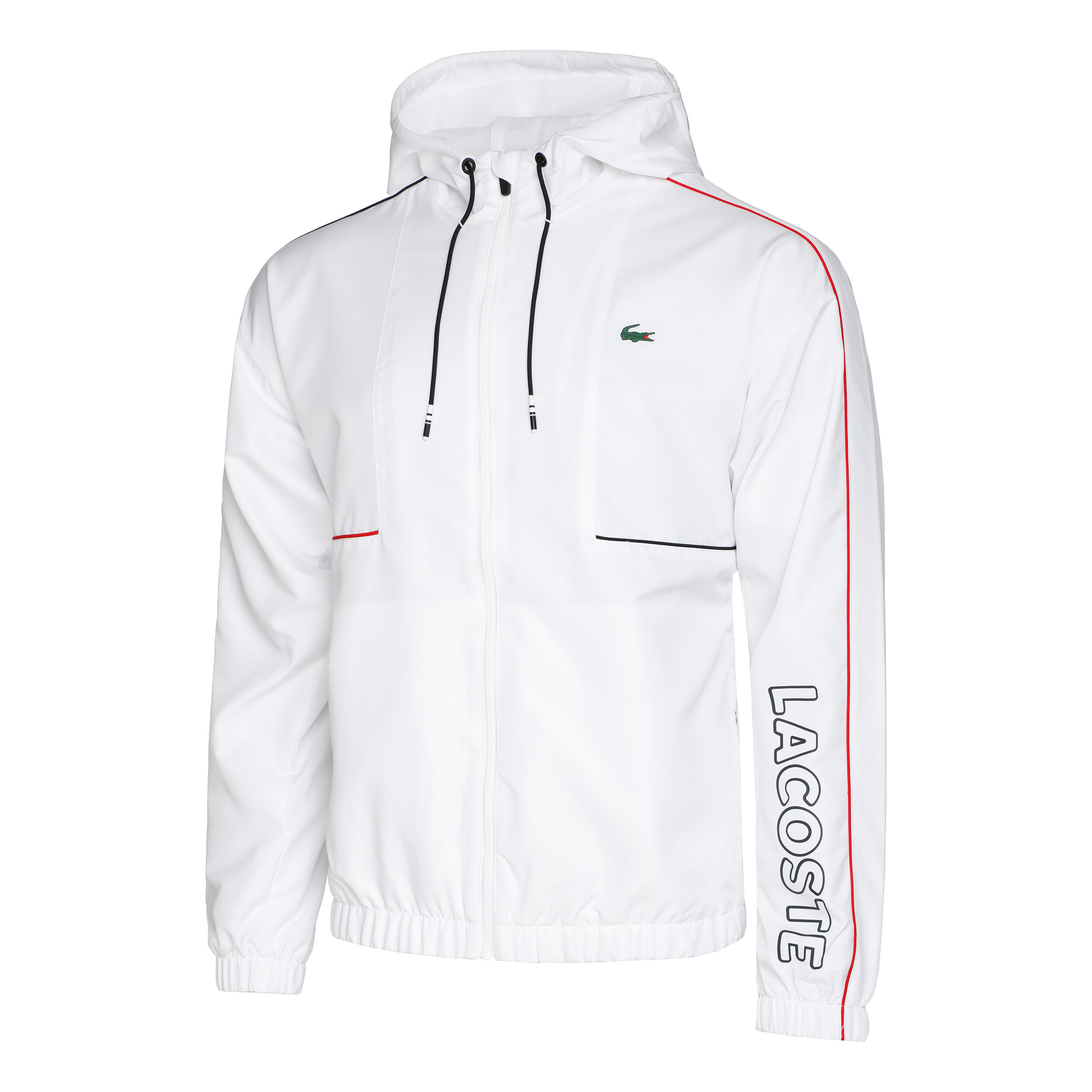 Lacoste windbreaker weiß