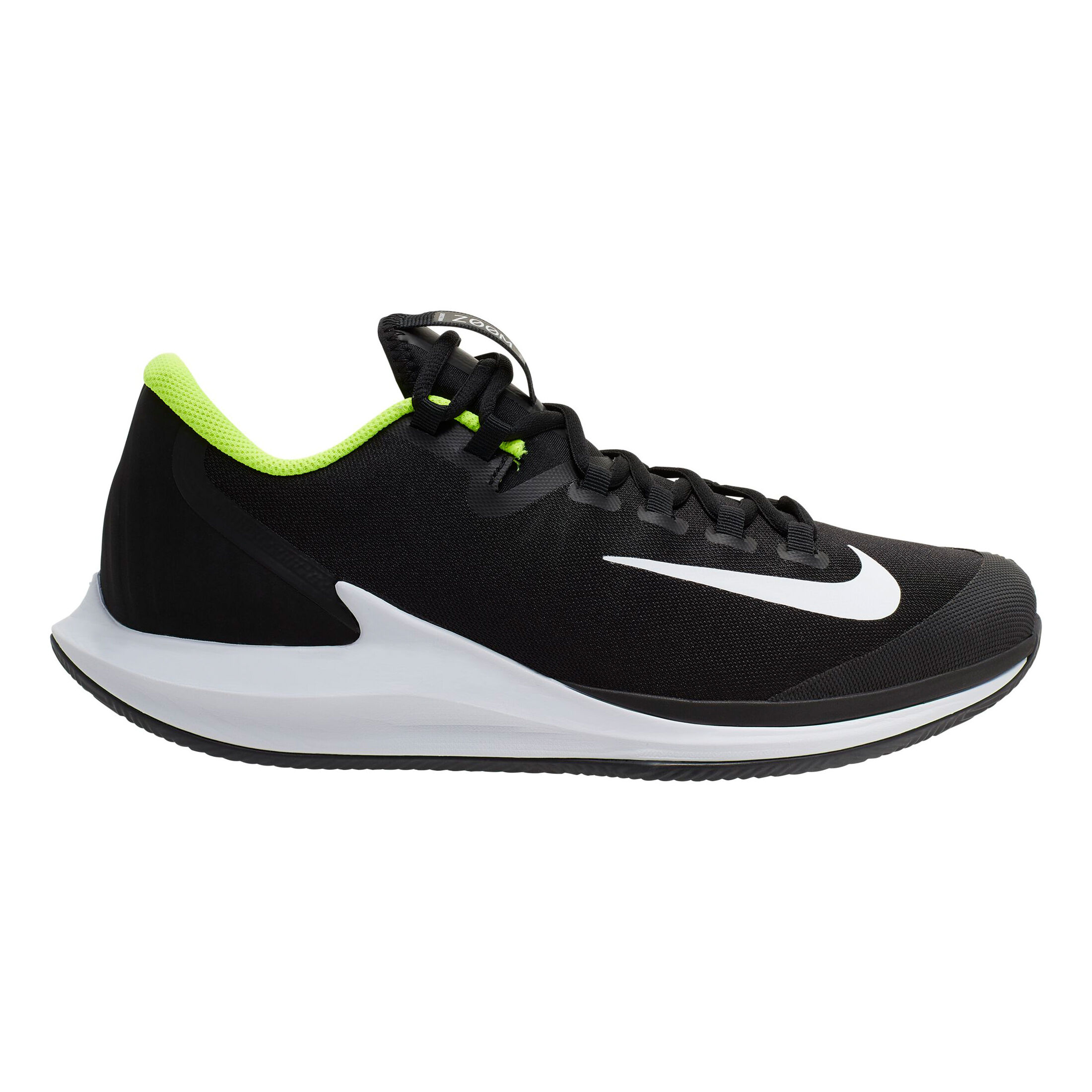 Nike men's court air zoom zero tennis shoes light bone and black top