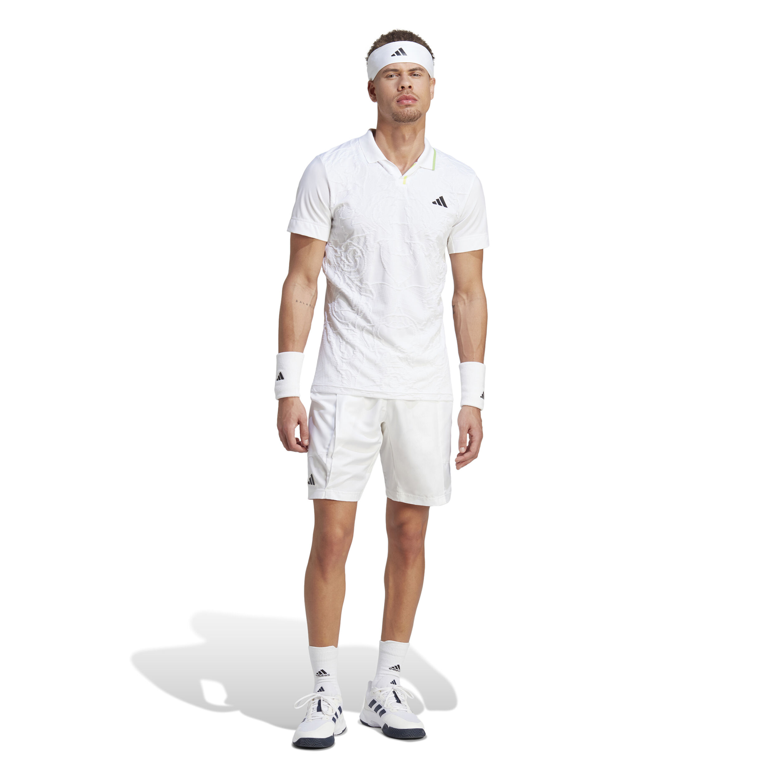White tennis polo shirt online