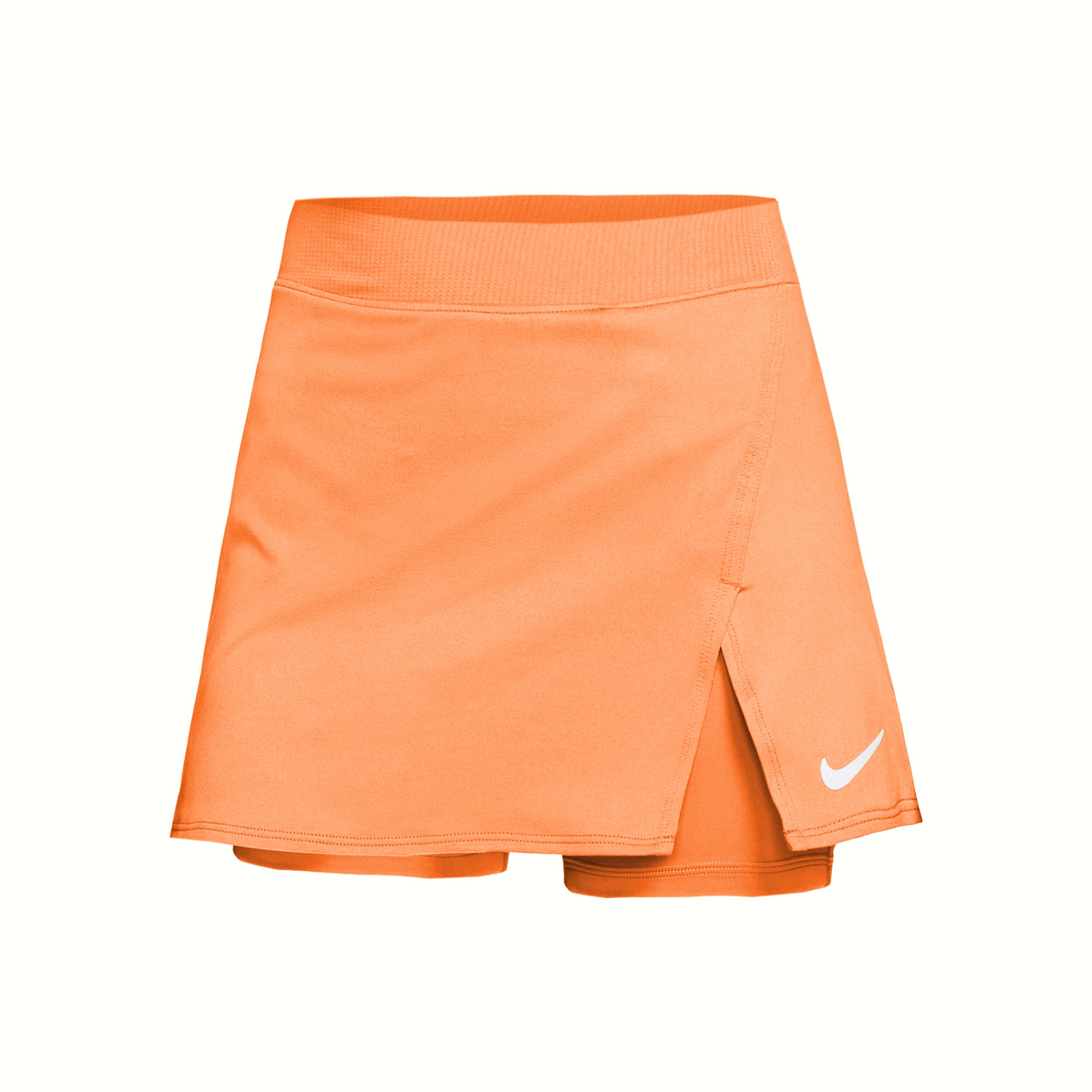 Orange nike cheap tennis skirt