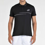 Bullpadel Clothing Bullpadel Menkar Polo Men-Black