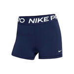 Nike Clothing Nike Pro 3in Ball Shorts Women-Dark Blue,Dark Blue