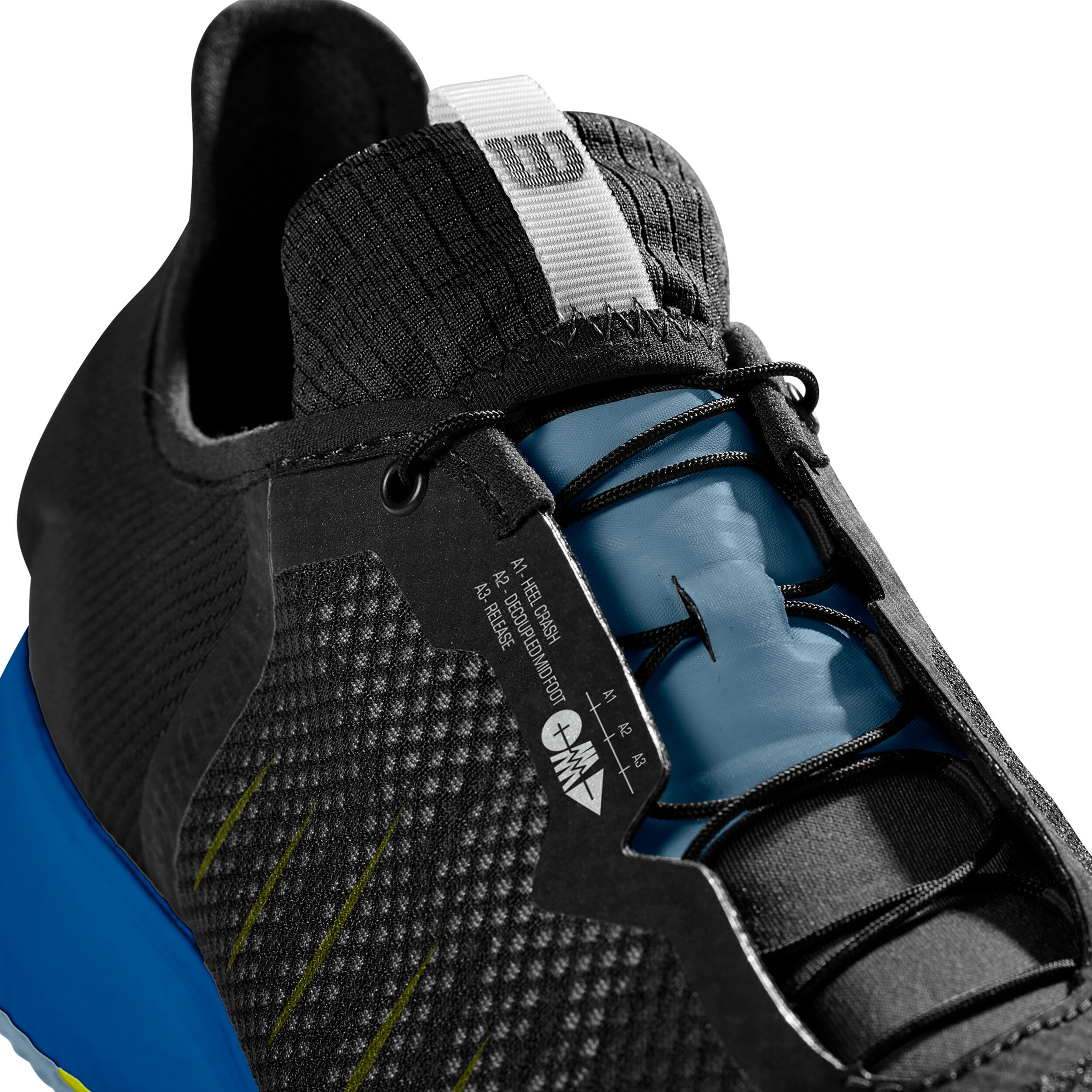 Kaos Rapide Clay Court Shoe Men Black Blue